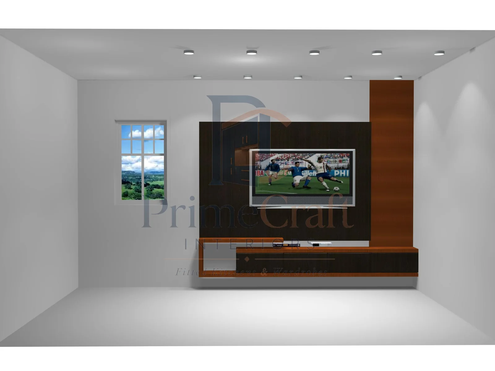 PrimeCraft 3D TV stand concept